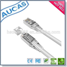 AUCAS cat6 rj45 UTP shielded flat patch cord / systimax stranded copper 24AWG flat patch cable /hot sell best quality